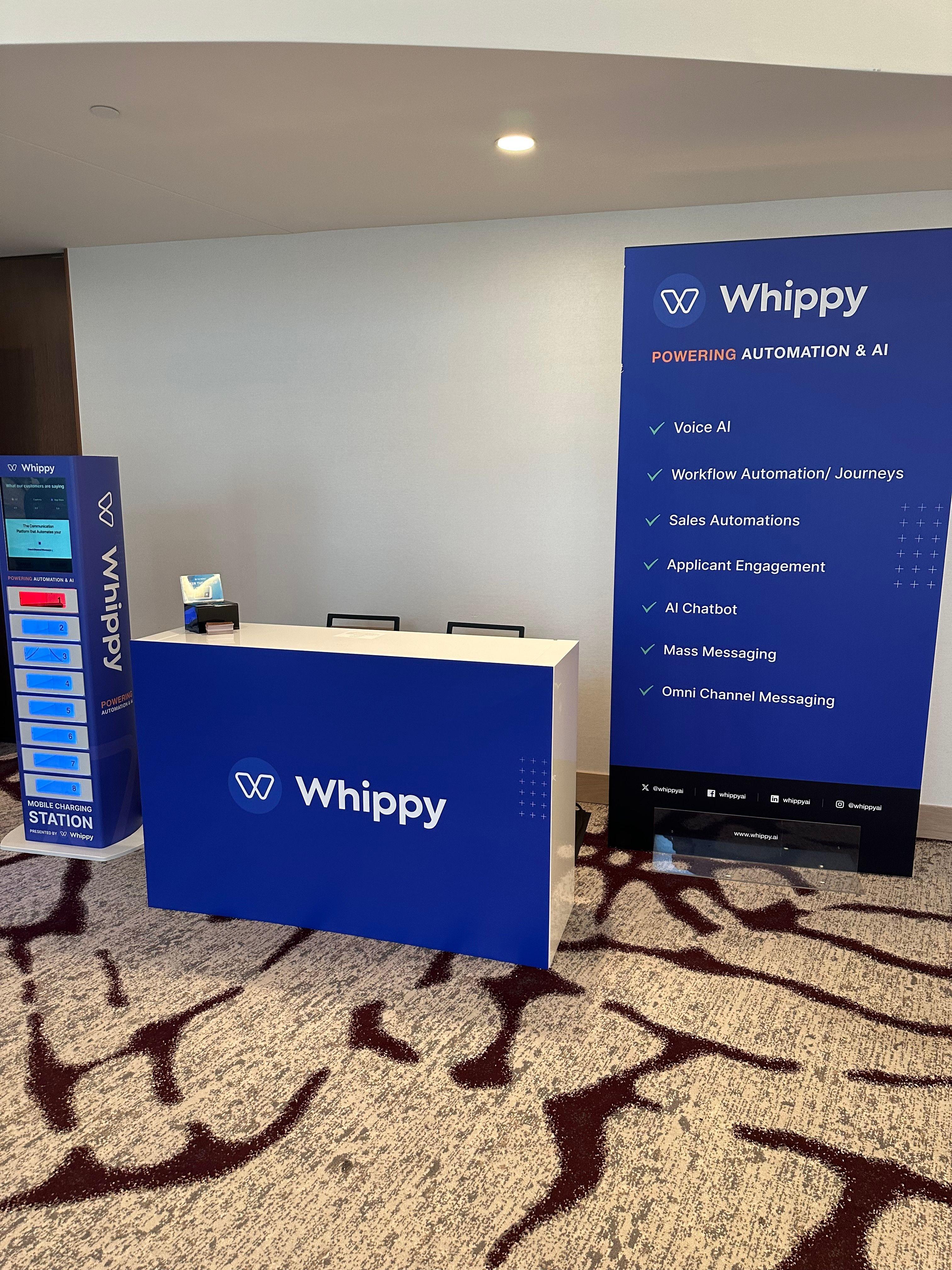 Whippy Booth Setup