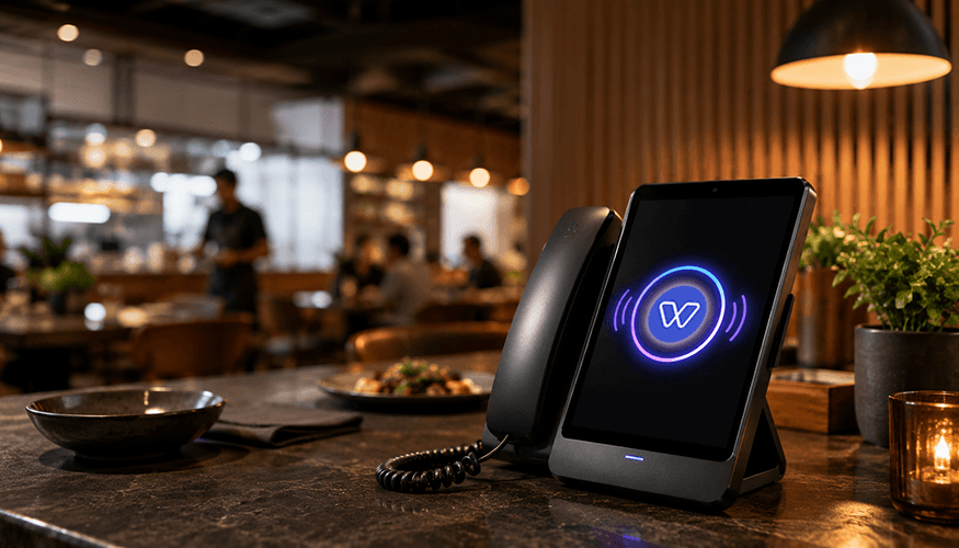 AI phone answering system for restaurants handling customer calls with voice AI