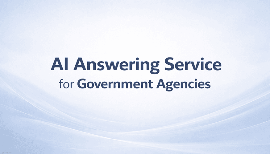 AI Answering Service for Government Agencies - Image